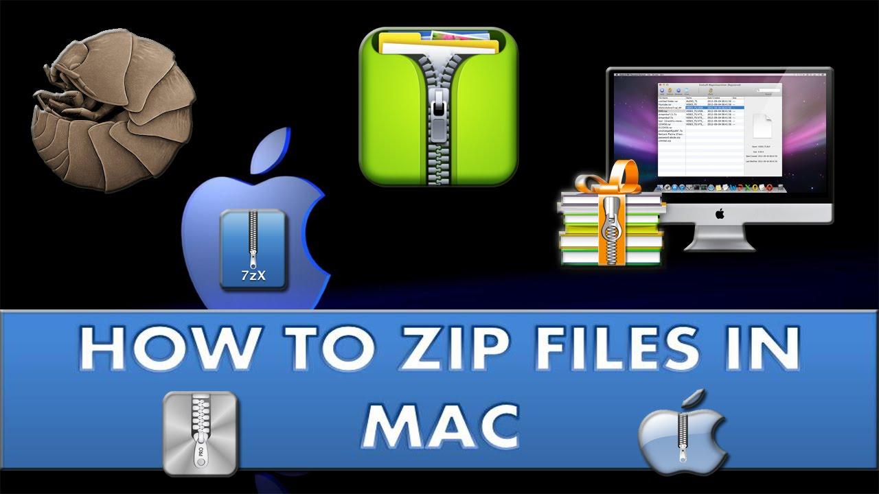 Way to Zip and Unzip on Mac